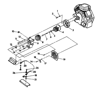 Generator No. 86435 Diagram and Parts List for 5565-2-C8000  Briggs and Stratton Generator